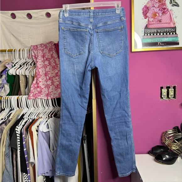 Madewell Light Blue High-Rise Skinny Crop Jeans - Picture 4 of 4